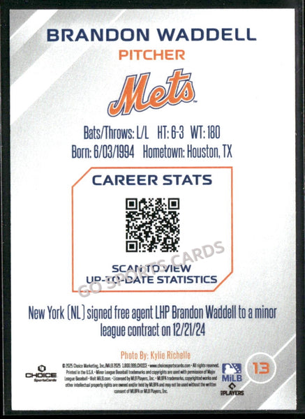 2025 Syracuse Mets Brandon Waddell