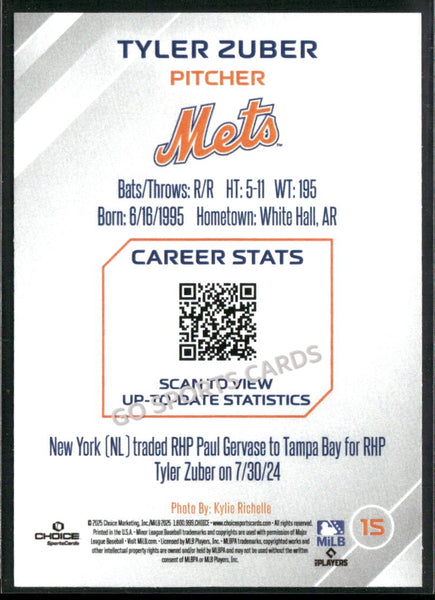 2025 Syracuse Mets Tyler Zuber