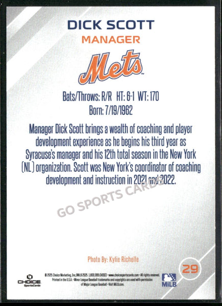 2025 Syracuse Mets Dick Scott