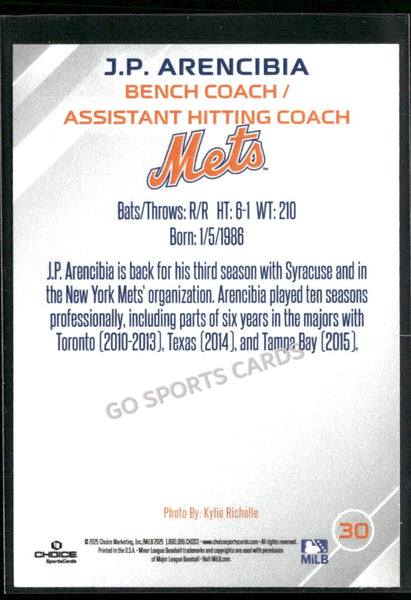 2025 Syracuse Mets JP Arencibia
