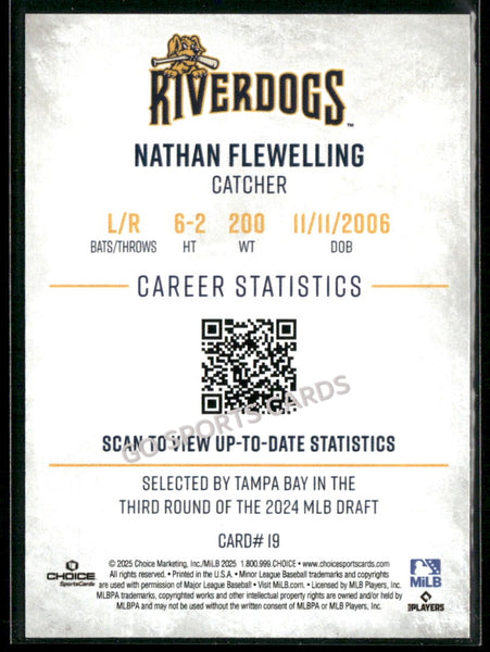 2025 Charleston RiverDogs Nathan Flewelling