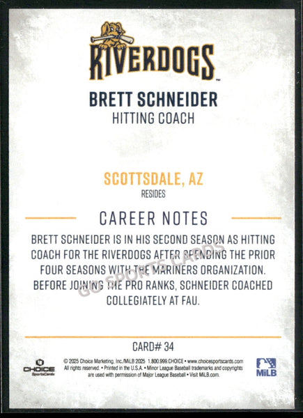 2025 Charleston RiverDogs Brett Schneider