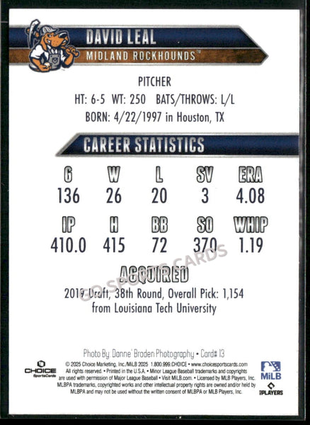 2025 Midland Rockhounds David Leal