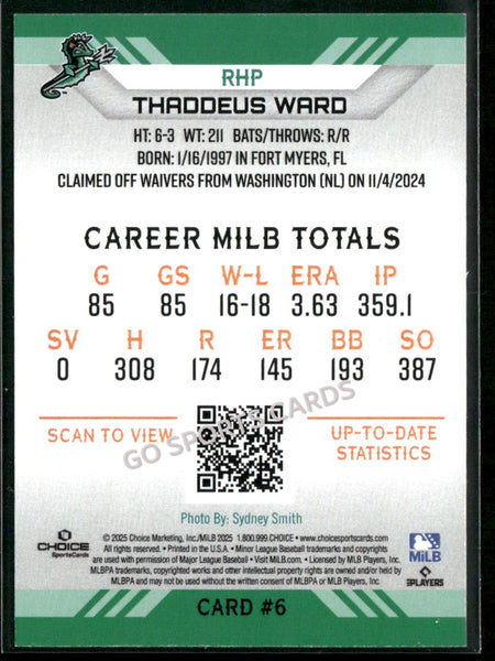 2025 Norfolk Tides Thaddeus Ward