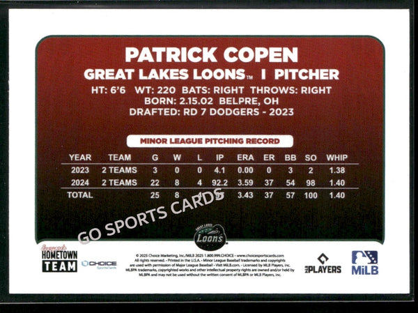 2025 Great Lakes Loons Patrick Copen