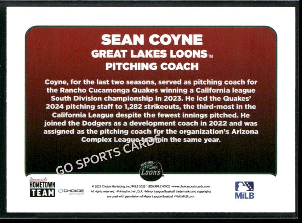 2025 Great Lakes Loons Sean Coyne