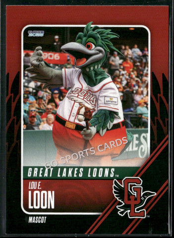 2025 Great Lakes Loons Lou E Loon Mascot