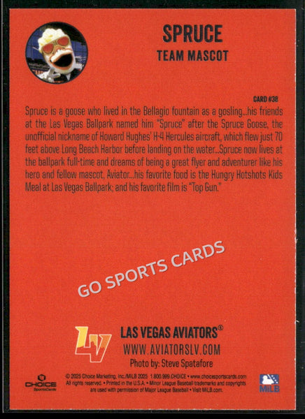2025 Las Vegas Aviators Spruce Mascot
