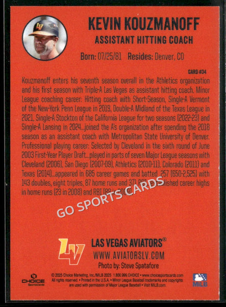 2025 Las Vegas Aviators Kevin Kouzmanoff