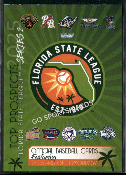 2025 Florida State League Top Prospects FSL 2nd Header Checklist