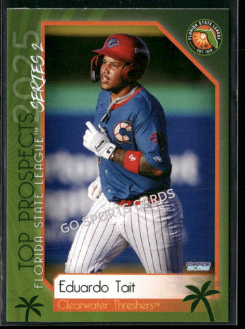2025 Florida State League Top Prospects FSL 2nd Eduardo Tait