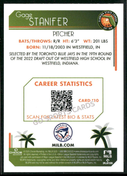 2025 Florida State League Top Prospects FSL 2nd Gage Stanifer