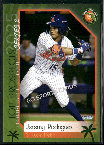2025 Florida State League Top Prospects FSL 2nd Jeremy Rodriguez