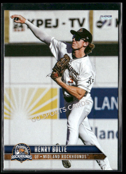 2025 Midland Rockhounds Henry Bolte