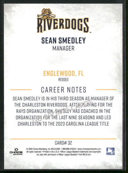 2025 Charleston RiverDogs Sean Smedley