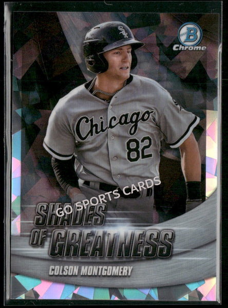 2022 Bowman Chrome Shades Greatness Atomic Refractor /150 Colson Montgomery