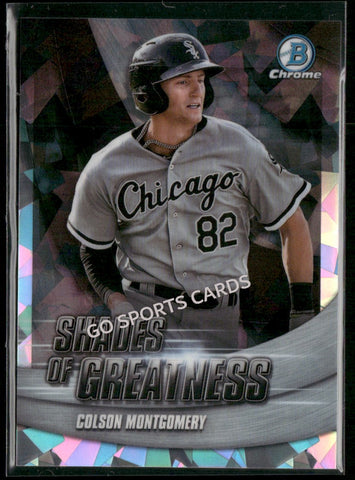 2022 Bowman Chrome Shades Greatness Atomic Refractor /150 Colson Montgomery