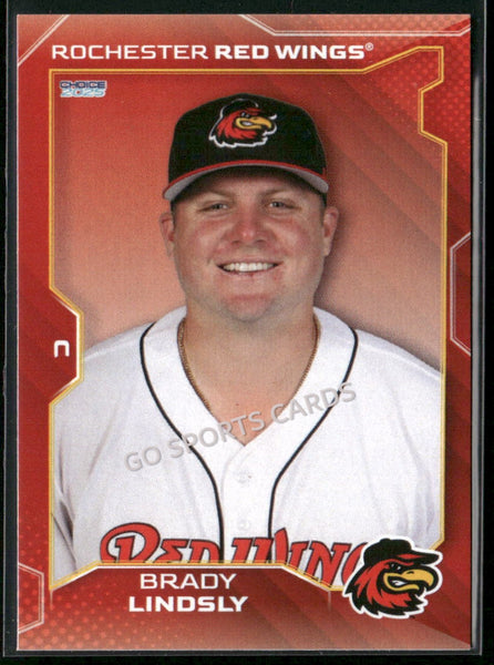 2025 Rochester Red Wings Brady Lindsly