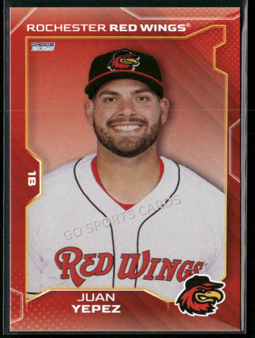 2025 Rochester Red Wings Juan Yepez
