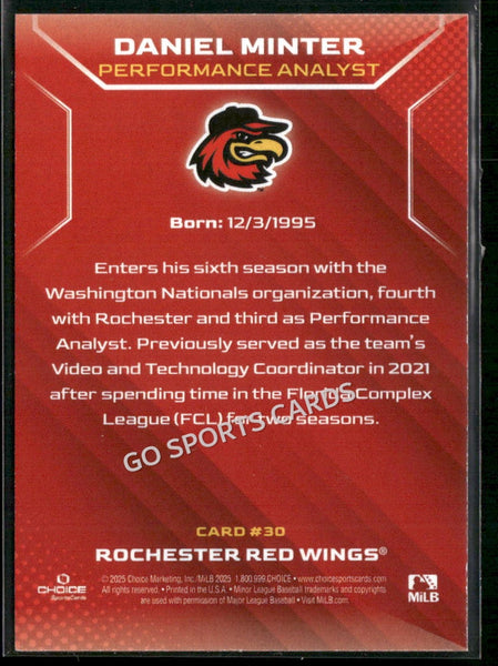 2025 Rochester Red Wings Daniel Minter