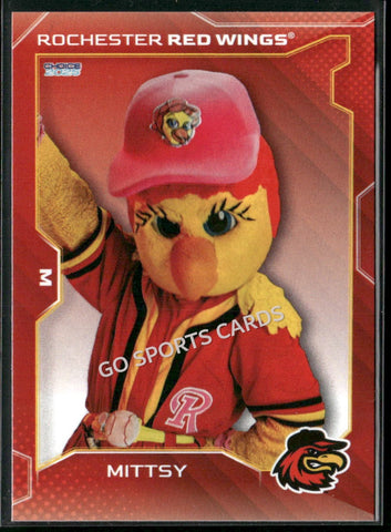 2025 Rochester Red Wings Mittsy Mascot