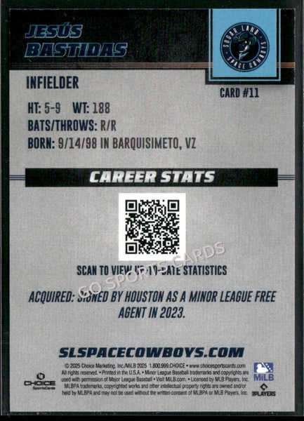 2025 Sugar Land Space Cowboys Jesus Bastidas