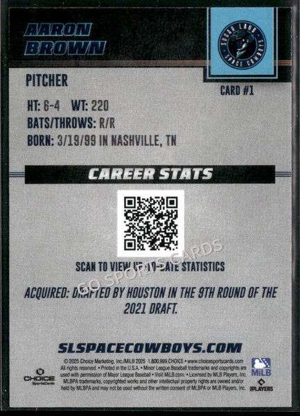 2025 Sugar Land Space Cowboys Aaron Brown