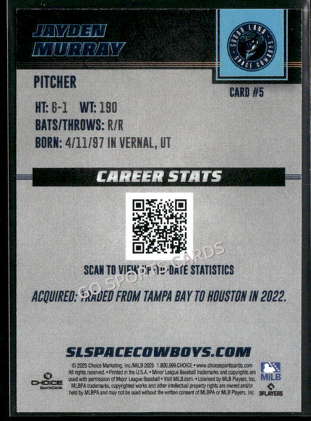 2025 Sugar Land Space Cowboys Jayden Murray