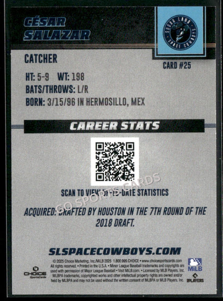 2025 Sugar Land Space Cowboys Cesar Salazar