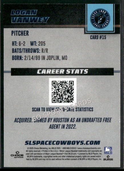 2025 Sugar Land Space Cowboys Logan VanWey