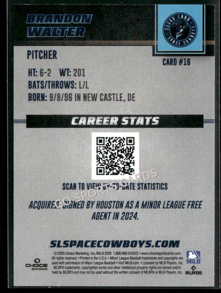 2025 Sugar Land Space Cowboys Brandon Walter