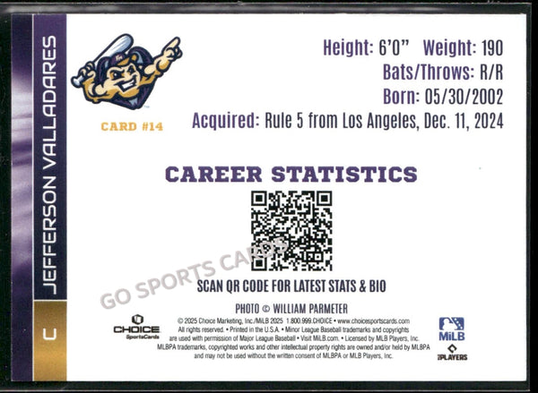 2025 Fort Myers Mighty Mussels Jefferson Valladares
