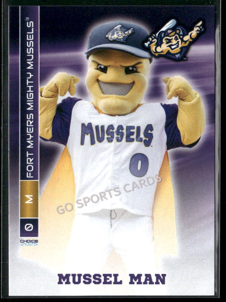 2025 Fort Myers Mighty Mussels Mussel Man Mascot