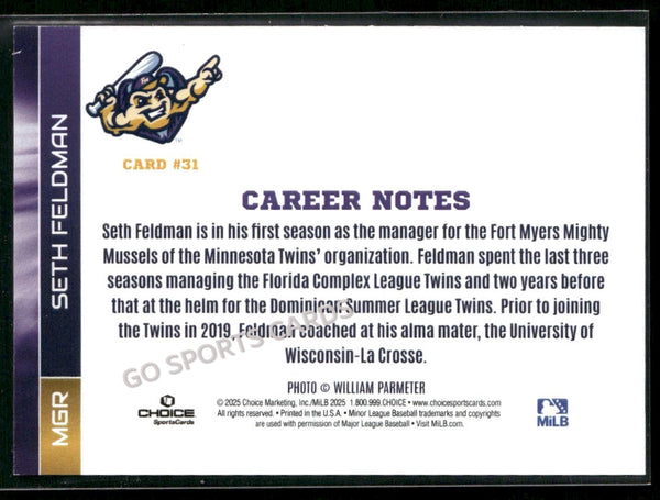 2025 Fort Myers Mighty Mussels Seth Feldman