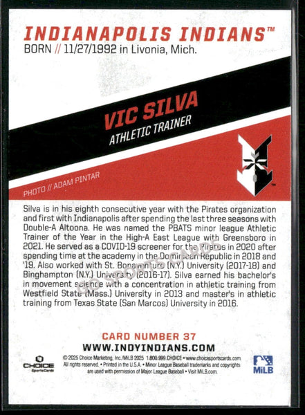 2025 Indianapolis Indians Vic Silva
