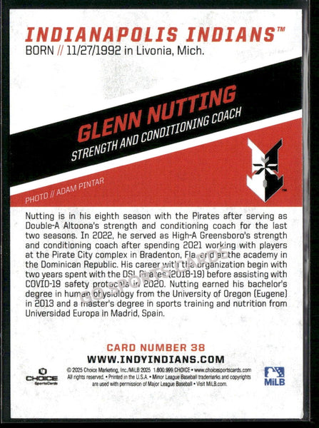 2025 Indianapolis Indians Glenn Nutting