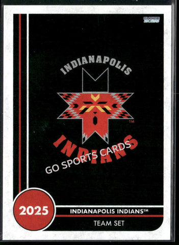 2025 Indianapolis Indians Header Checklist