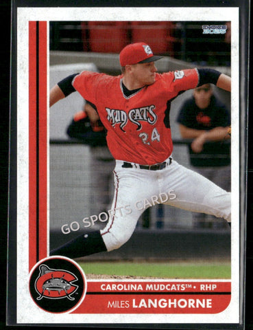 2025 Carolina Mudcats Miles Langhorne