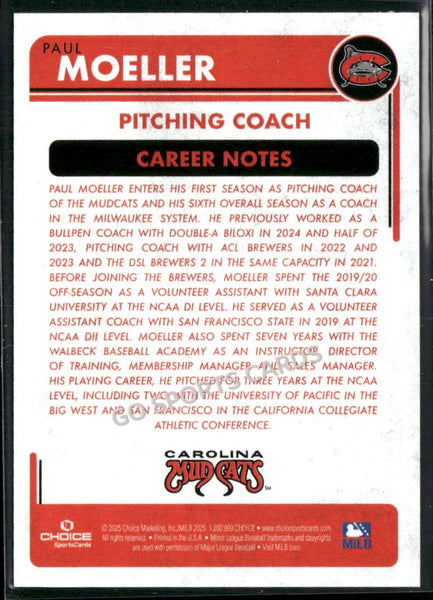 2025 Carolina Mudcats Paul Moeller