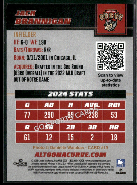 2025 Altoona Curve Jack Brannigan