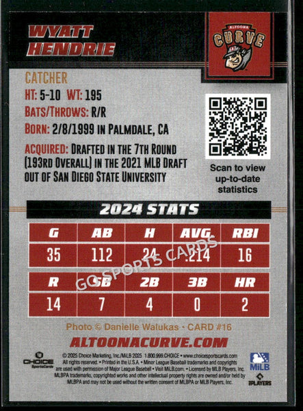 2025 Altoona Curve Wyatt Hendrie