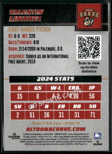 2025 Altoona Curve Valentin Linarez