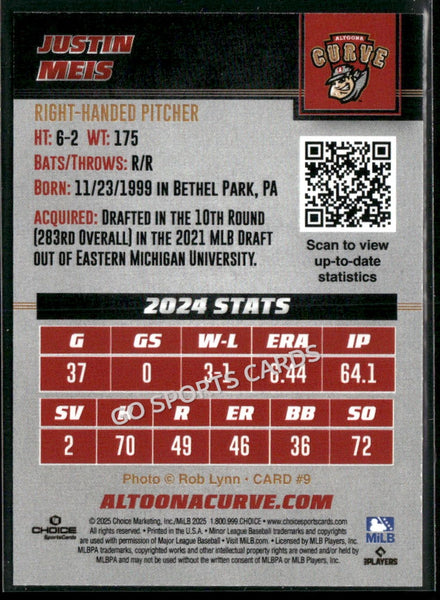 2025 Altoona Curve Justin Meis