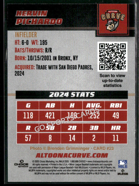 2025 Altoona Curve Kervin Pichardo