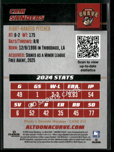 2025 Altoona Curve Cam Sanders