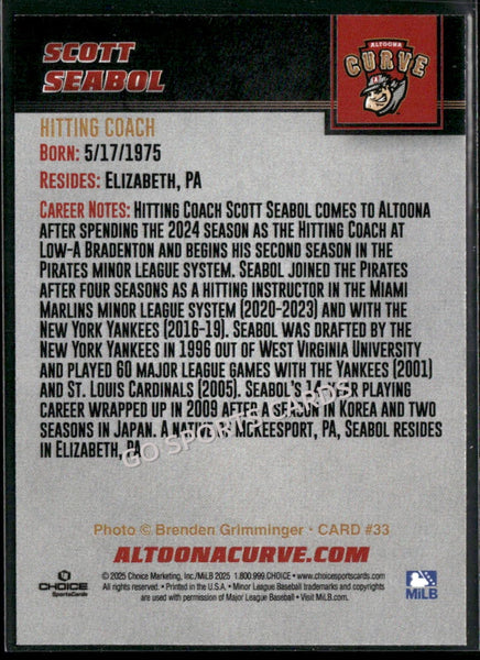 2025 Altoona Curve Scott Seabol