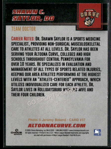 2025 Altoona Curve Shawn C Saylor DO