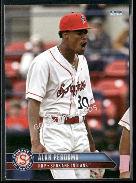 2025 Spokane Indians Alan Perdomo