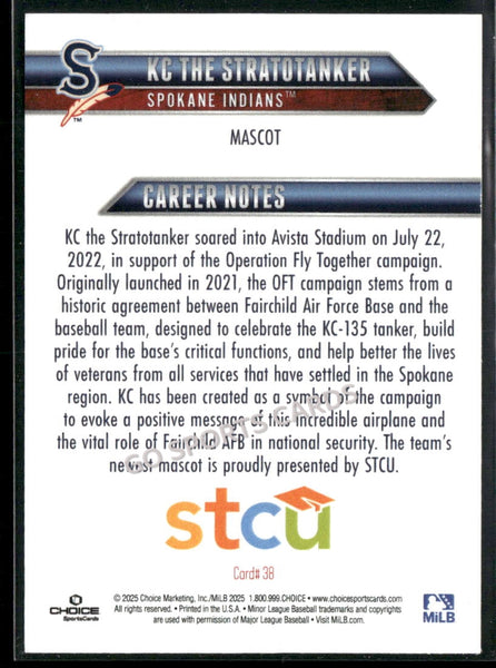 2025 Spokane Indians KC The Stratotanker
