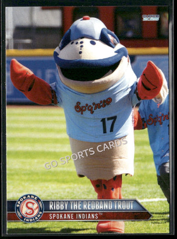 2025 Spokane Indians Ribby The Redband Trout
